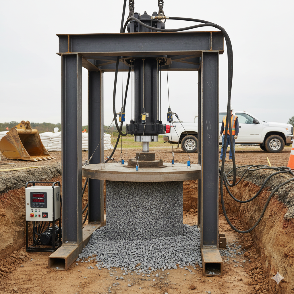 Stone Column Load Test